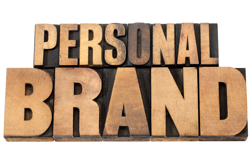 personal brand in wood type