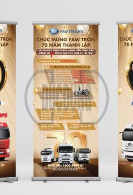 In hiflex quảng cáo tạo ra những bản in sắc nét, bền màu trên đa dạng chất liệu